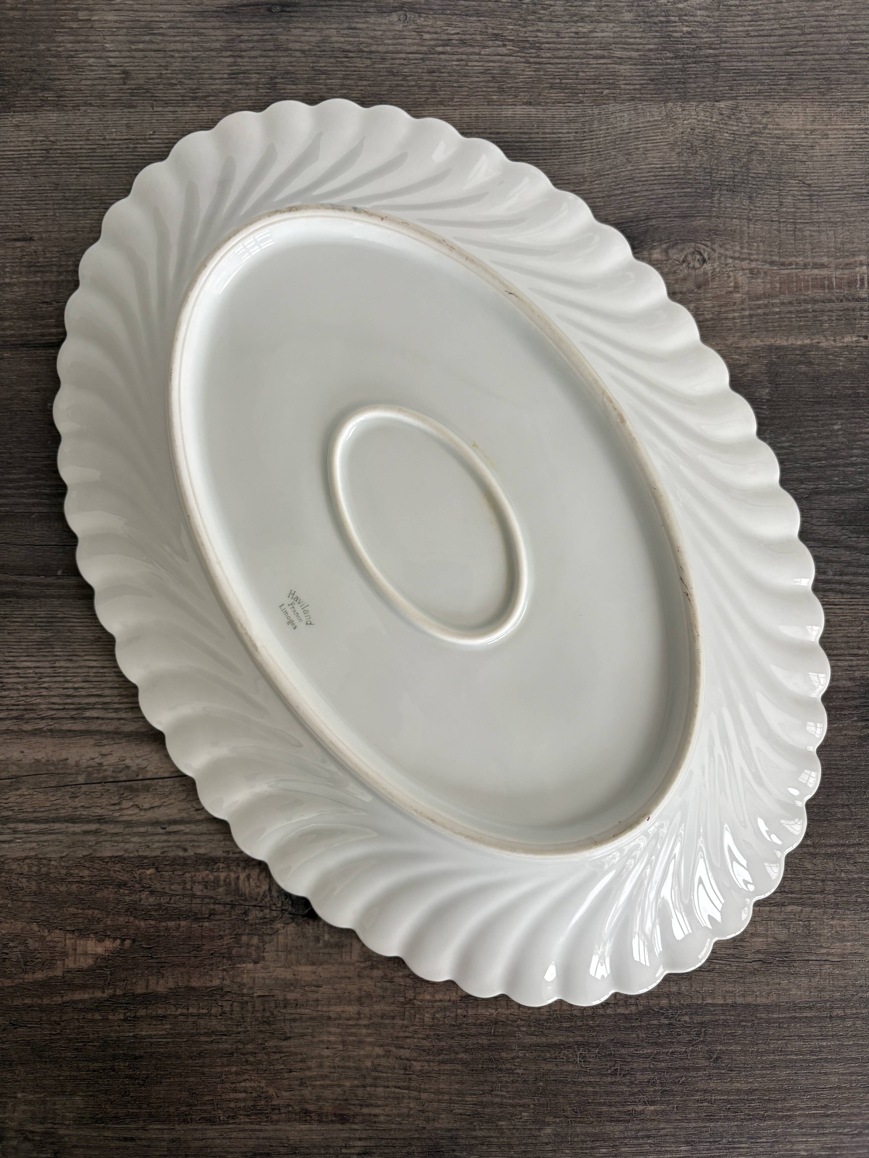 Oval Plate Haviland Limoges