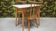 Table and 2 Scandinavian chairs 1960 vintage