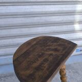 Turned wooden tripod stool 1950
