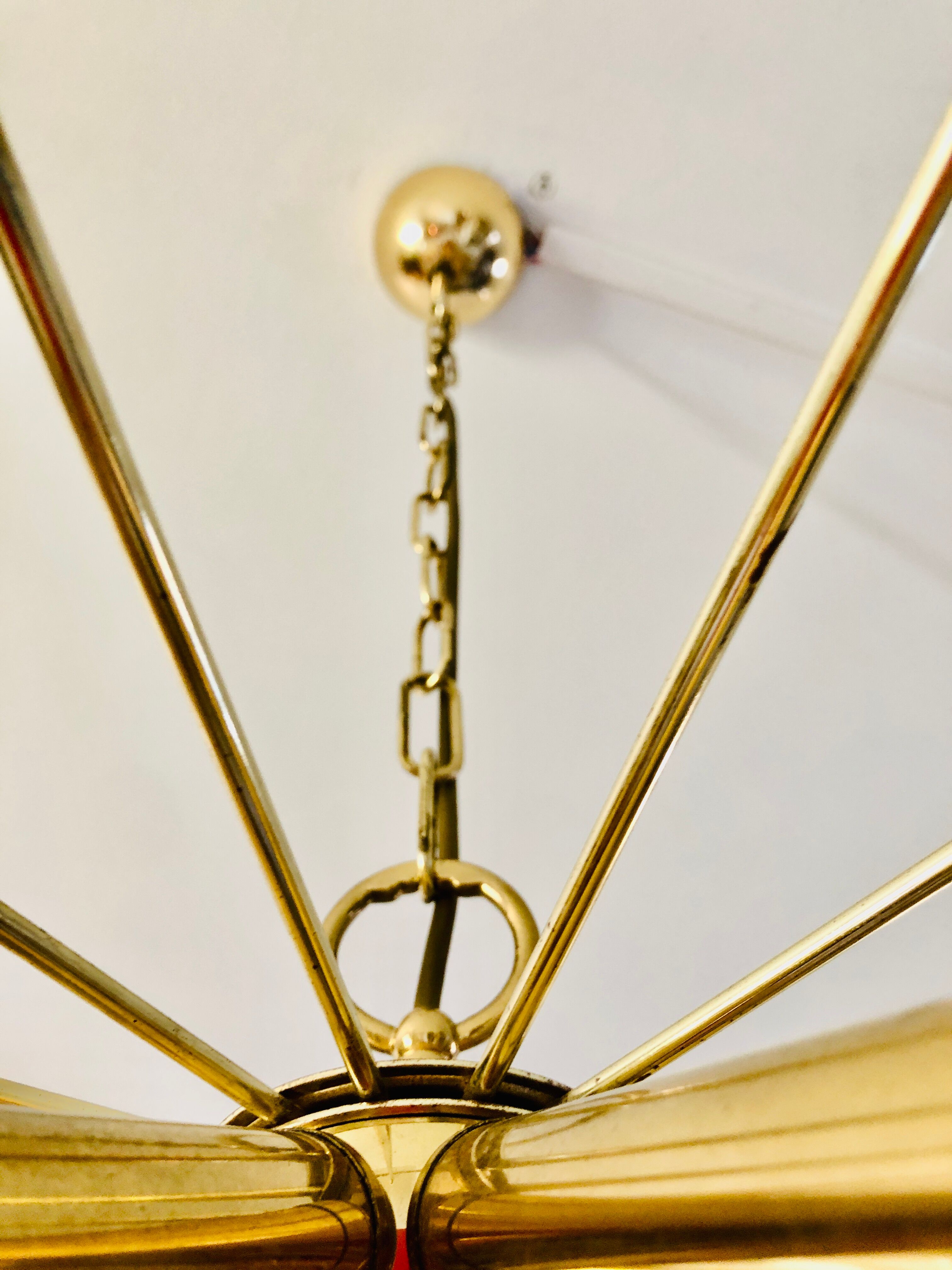 Large chandelier 8 burners 1970