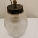 Pair of glass hanging lamps