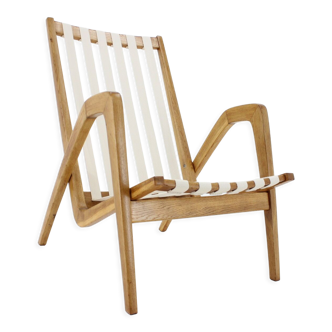 Fauteuil Jan Vaněk Oak des années 1970, Tchécoslovaquie