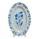 Antique oval plate Sarreguemines model Chambord
