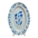 Antique oval plate Sarreguemines model Chambord
