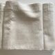 Drap de réserve en fil de lin brut non brodé