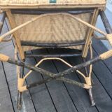 Old rattan chair