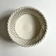 handwoven ceramic bowl/table centrepiece, Italy circa 1970