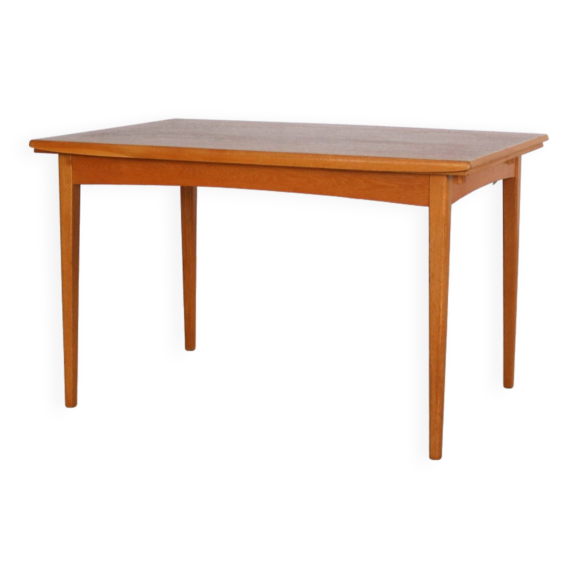 Table à manger extensible en chêne, années 60
