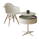 Vintage Kartell sewing table by Horst Brüning