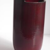 Vase 1950 en grès à col découpé