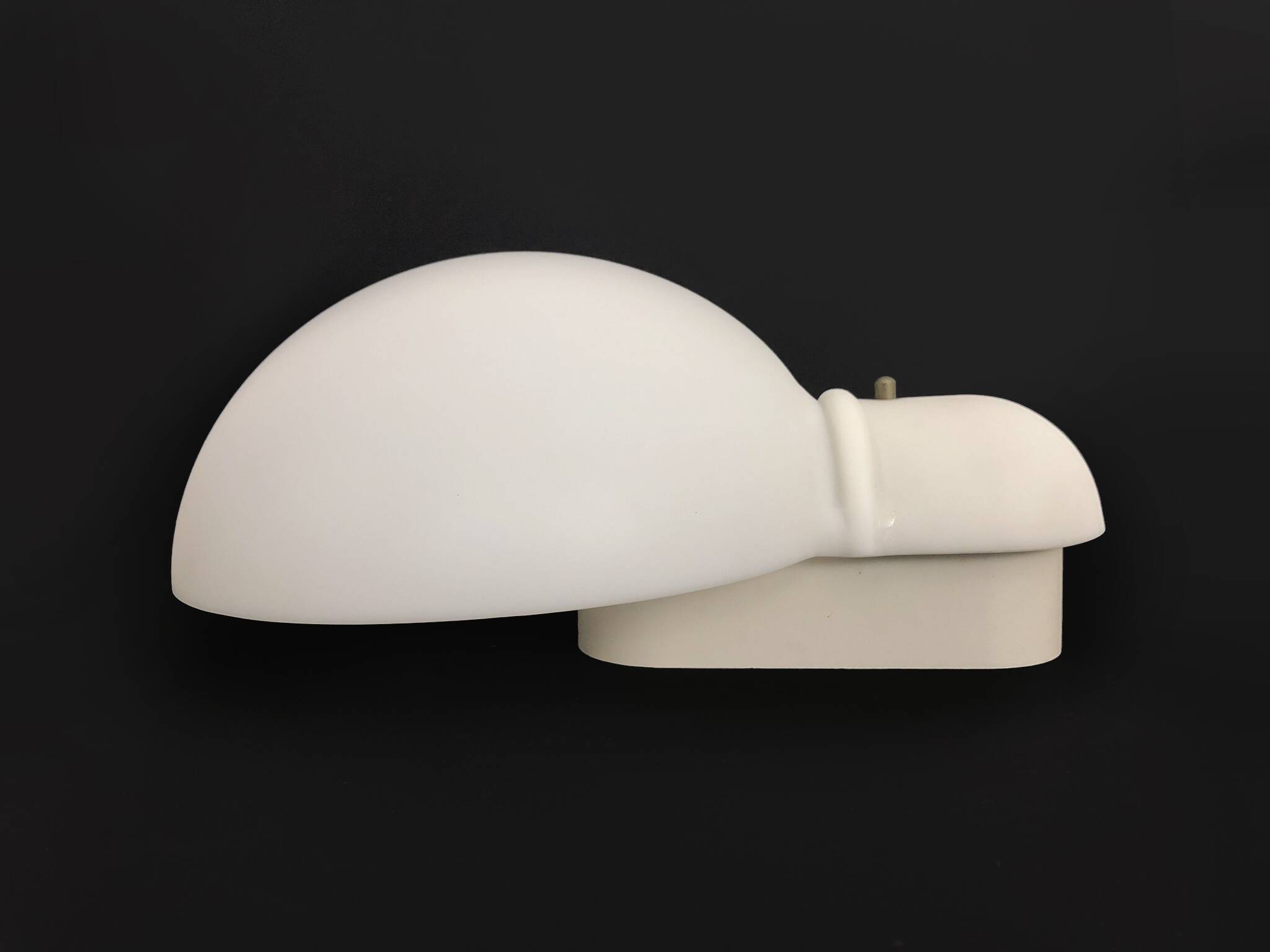 Large pair of vintage Italian wall sconces in the shape of a bulb. NFS