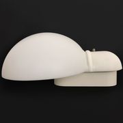 Large pair of vintage Italian wall sconces in the shape of a bulb. NFS