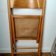 Chaise pliante cannée