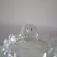 Vintage transparent glass bowl