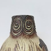 Vase vintage Scheurich d'Allemagne de l'Ouest à décor de chevaux, années 1970