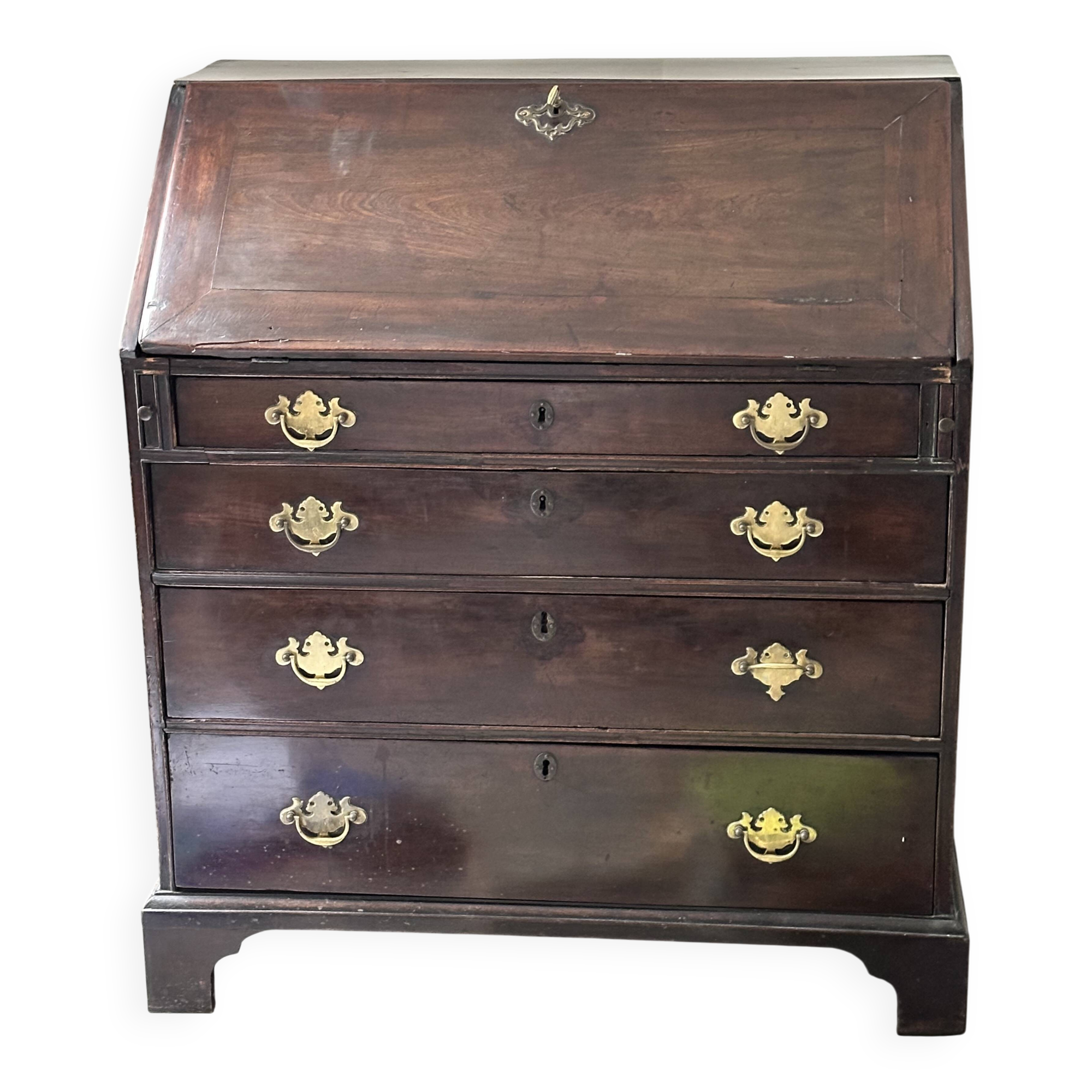 Antique solid wood secretary desk – Late 19th / early 20th century