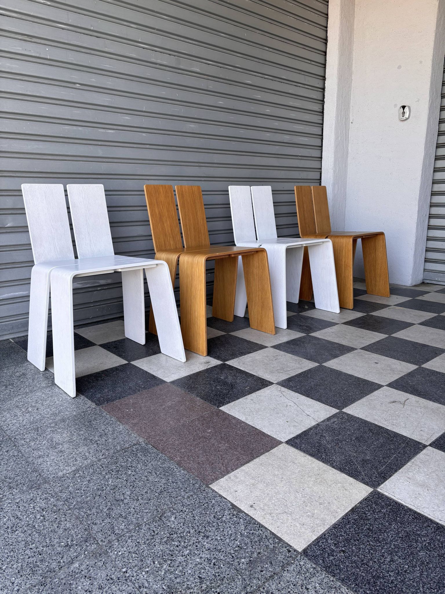 Set de 6 chaises au design danois Kibisi