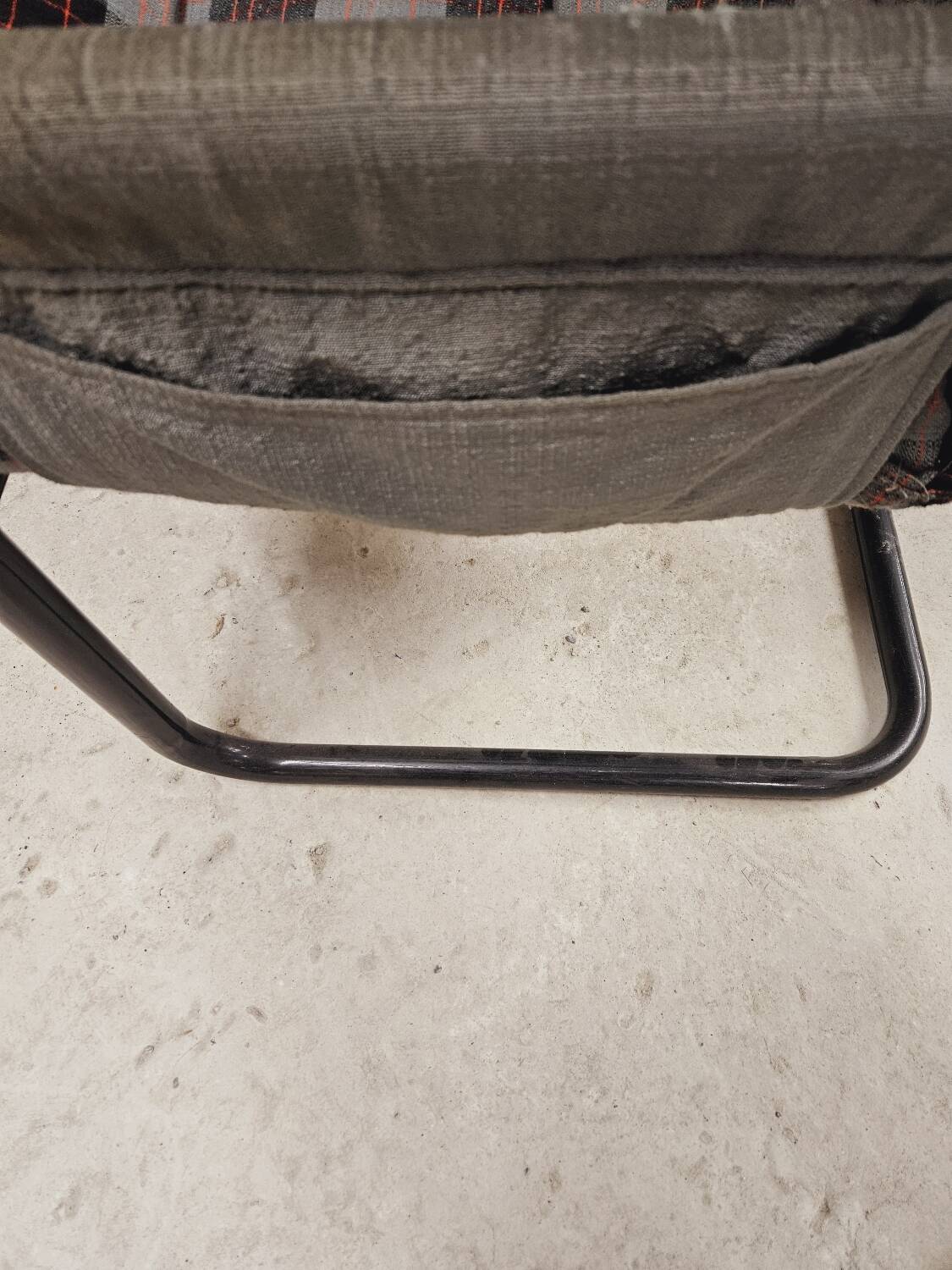 Vintage tubular armchair