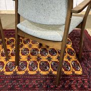Pair of English teak armchairs from the 1970s.