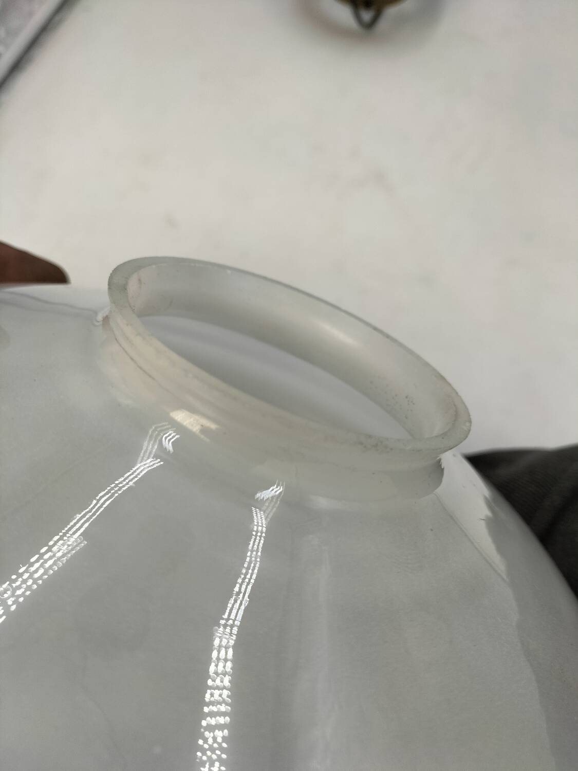 Opaline ceiling light