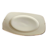 Rectangular saline serving dish