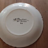 Emile Rocher Saint Renan Earthenware Plate