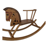 Cheval à bascule ancien