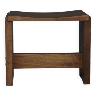 Mid-Century Church Stool in walnut, 1950s