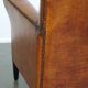 Sleek sheepskin Art Deco design armchair with beautiful details