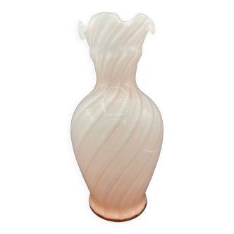 Vase verre soufflé vintage