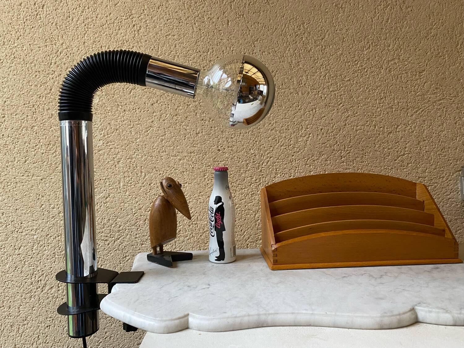 Lampe de bureau Periscopio Targetti Sankey vintage Space age italie 70