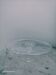 Plat sur pied en verre