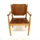 Scandinavian beech teak armchair, Sweden, 1960