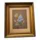 Antique painting - floral composition - gouache signed Gustinoff 1851