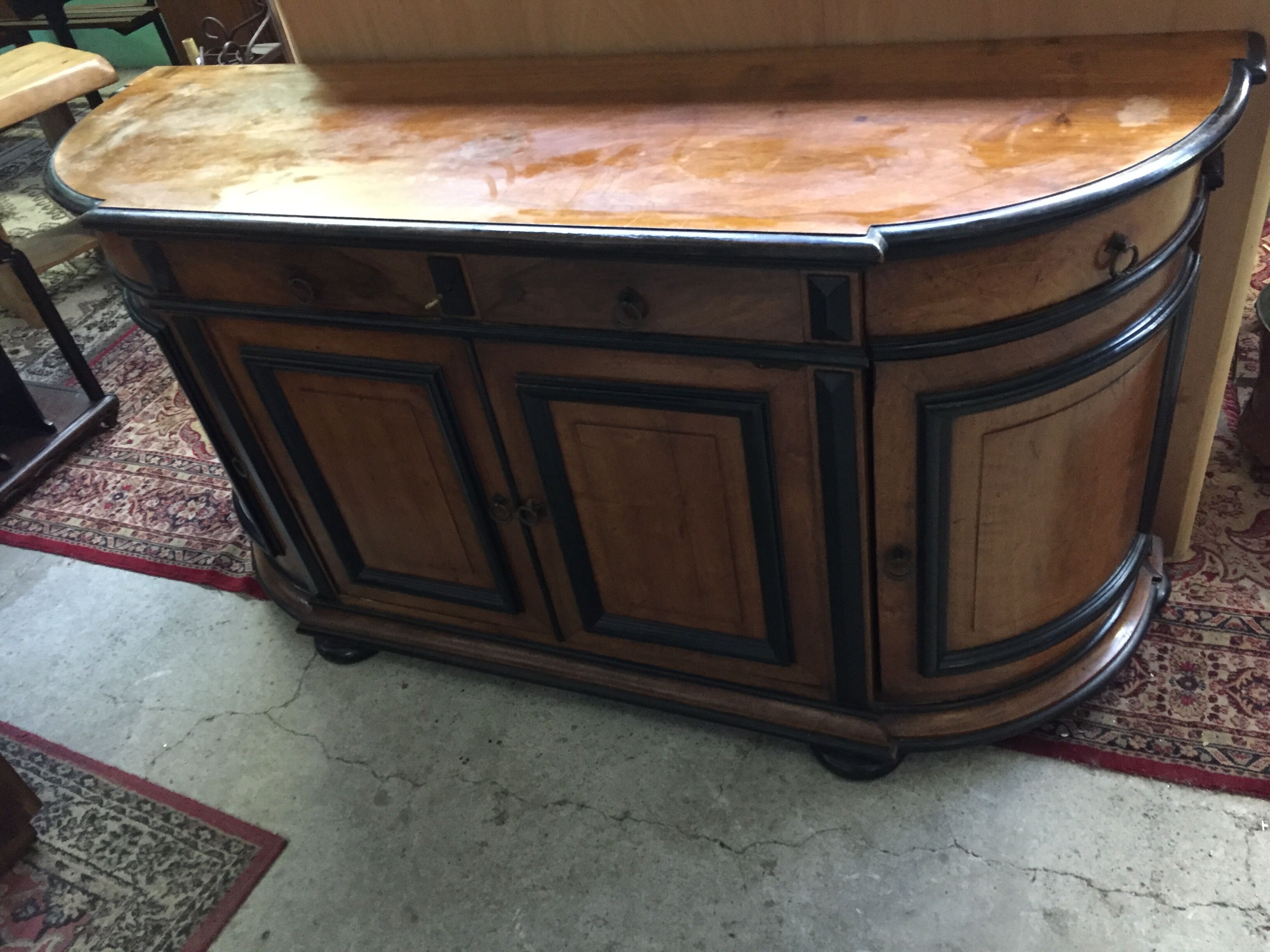 Napoleon III walnut buffet