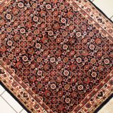 Tapis Indo-Tabriz Vintage Indien, Années 1980, Élégance Artisanale