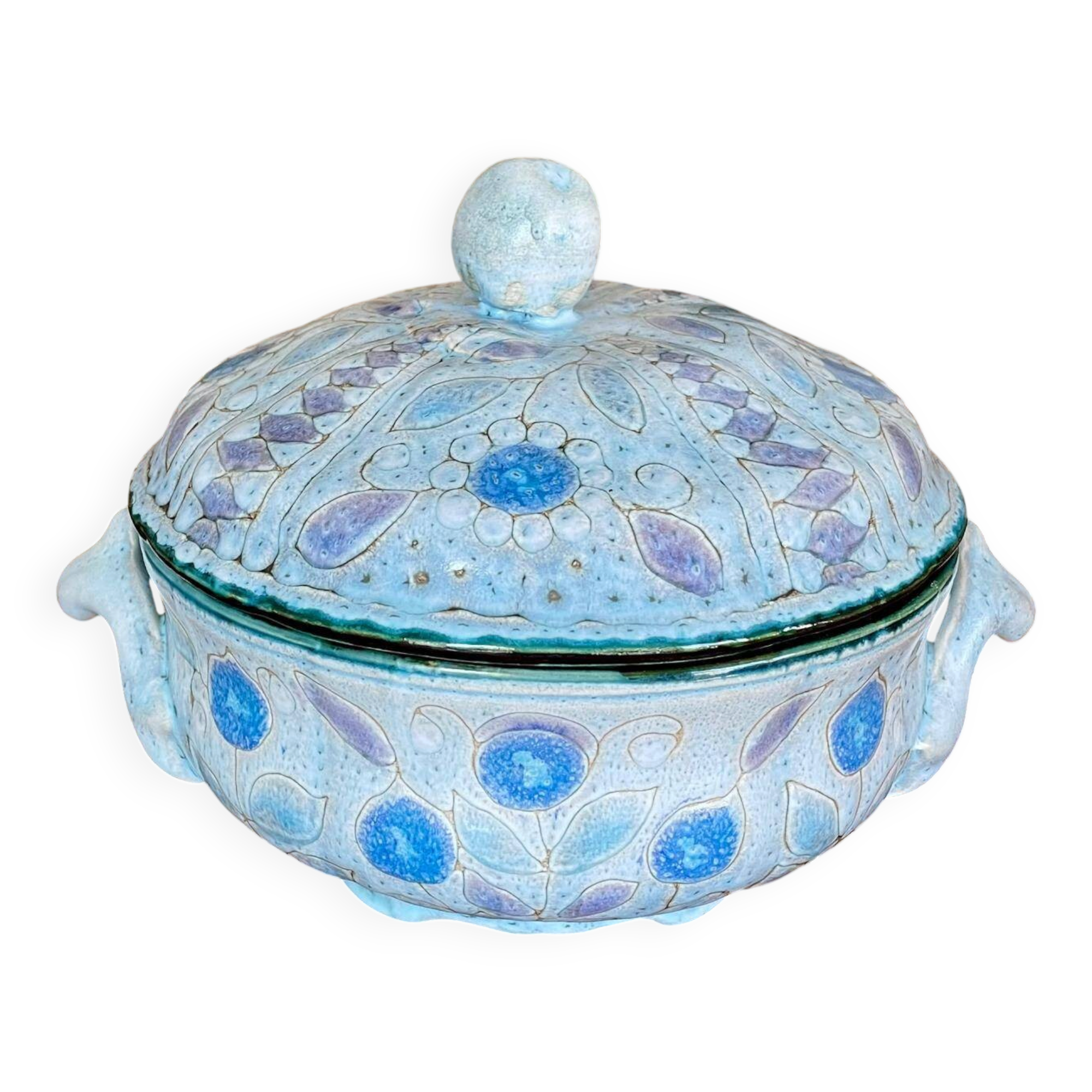 Glazed ceramic soup tureen, Danuta Le Hénaff
