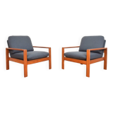 Mid-Century Danish Teak Armchairs, 1970s, Set of 2