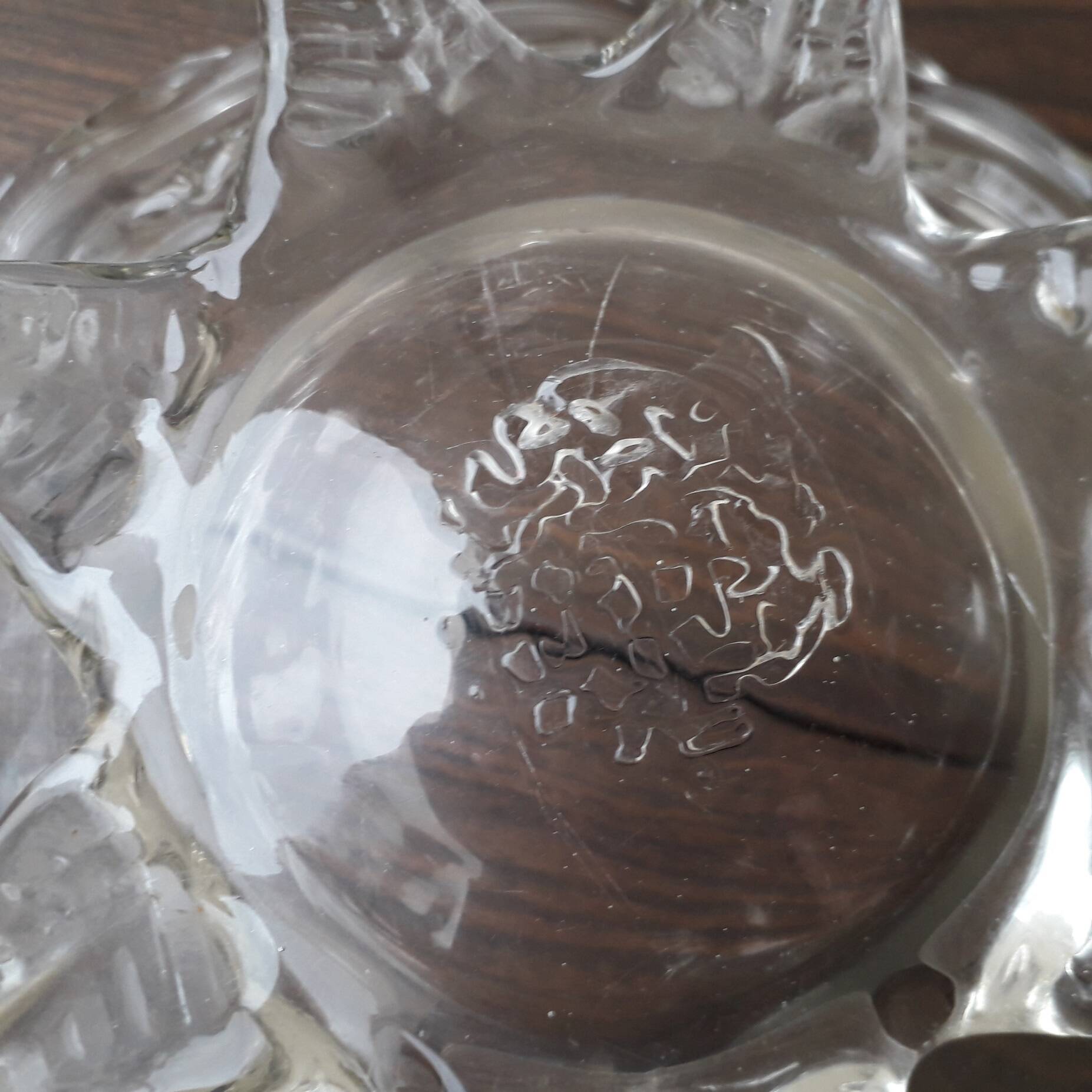 Coupe à fruits en verre