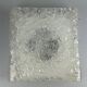 60s 70s ice glass flush mount ceiling lamp by Kaiser Leuchten Germany