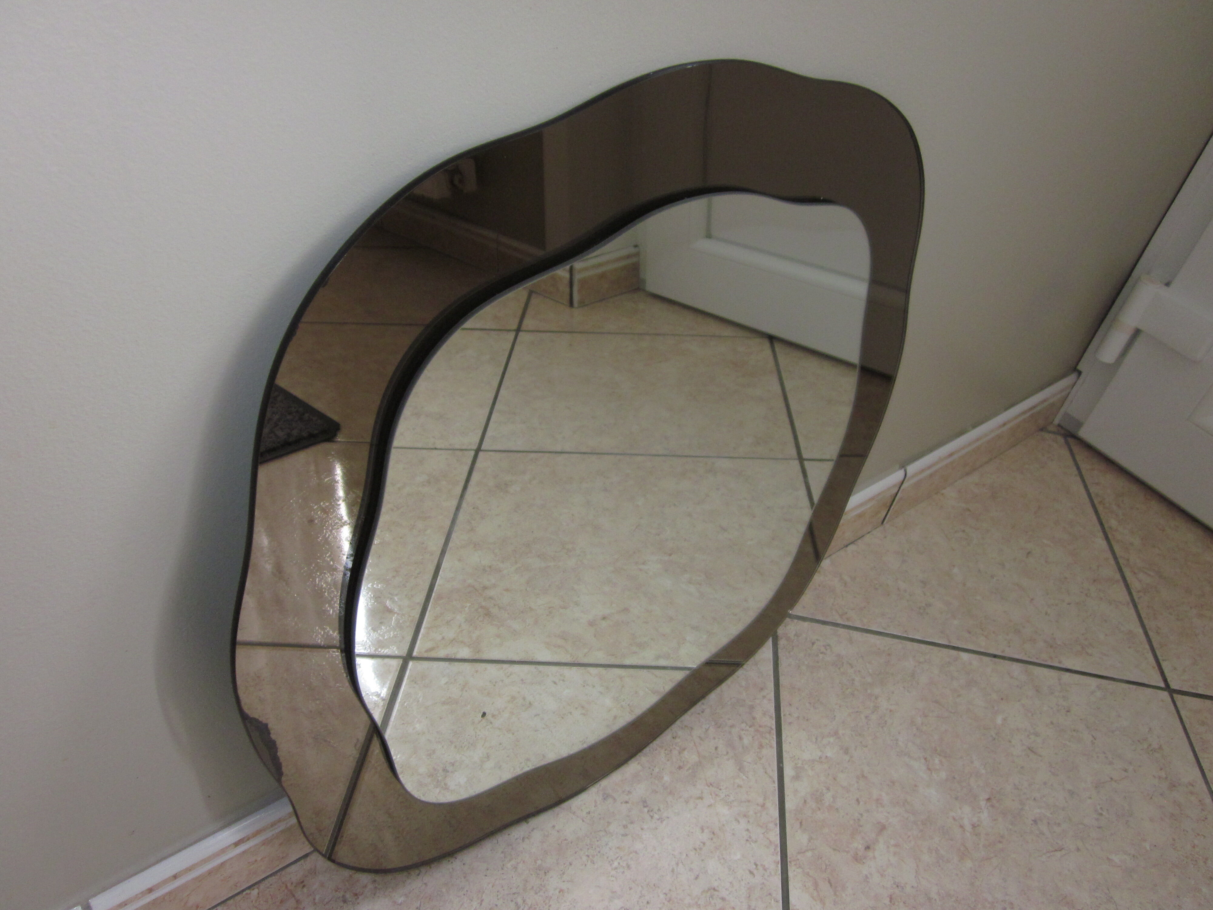 mirror double tinted 70 years 55x55cm