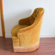 Fauteuil crapaud or