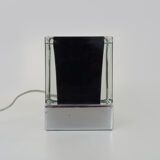 Fabbian Cubetto GU10 chrome/black table lamp