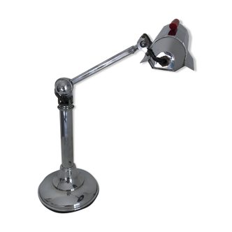 Vintage 1930 vintage chrome art deco lamp