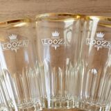 Looza - advertising item - set of 7 vintage fruit juice glasses
