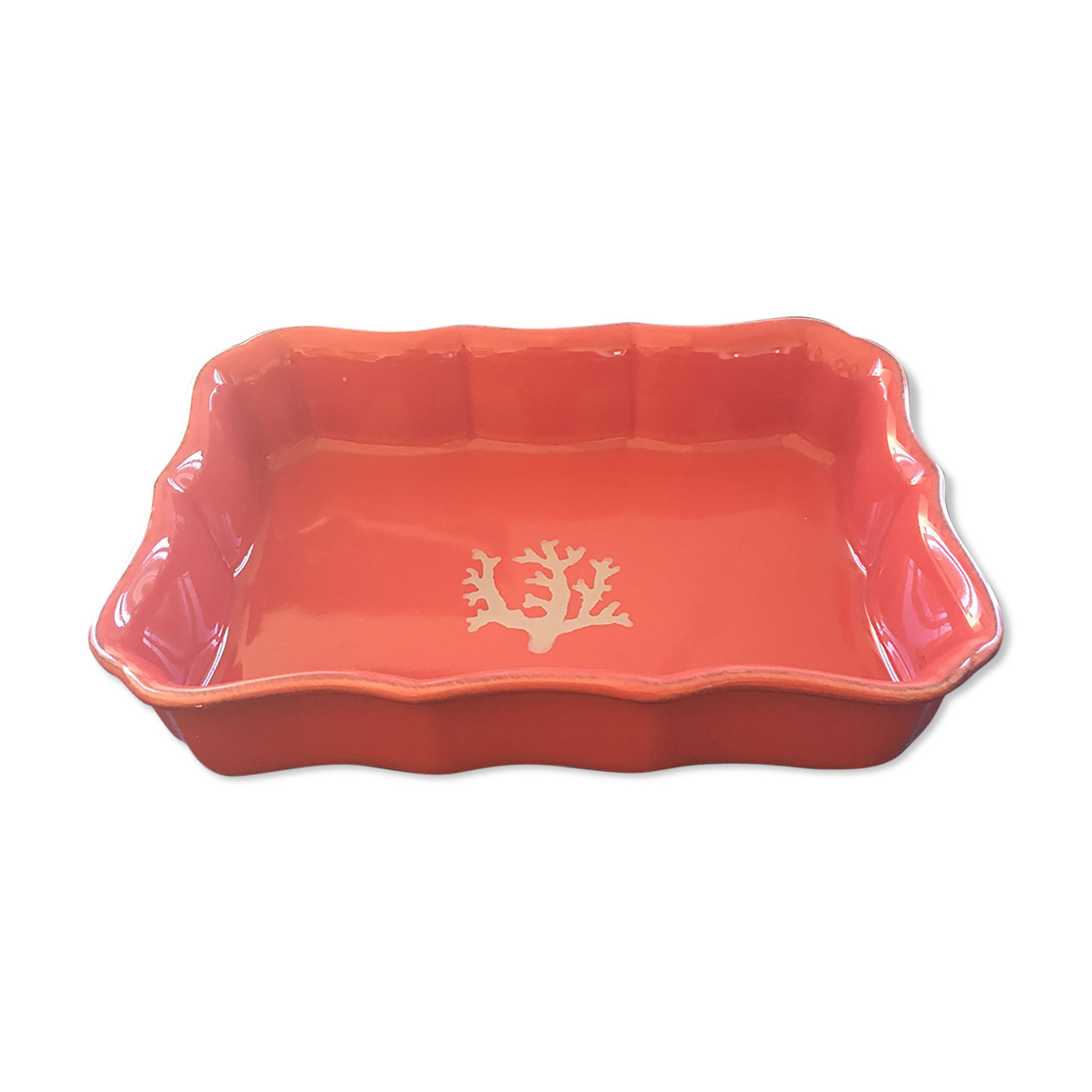 Pink dish coral decoration
