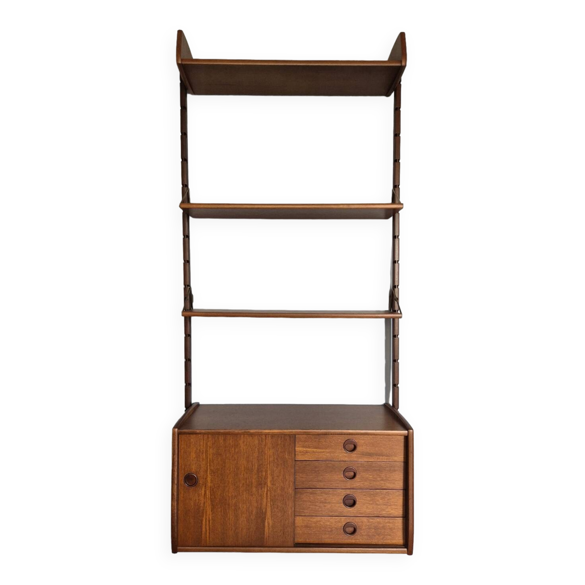 Ergo wall-mounted shelving unit by Blindheim 1960s