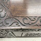 Asian style low furniture carved in solid wood