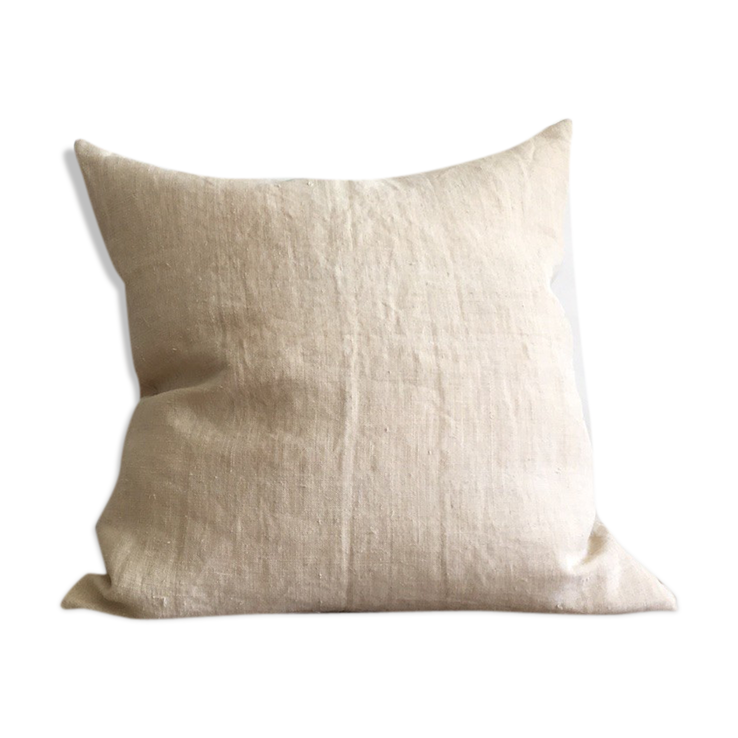Housse de coussin tissu ancien