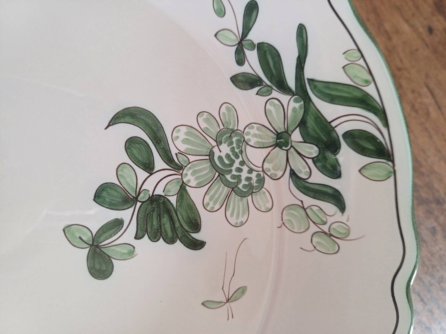 Faïence de Nevers, France; set of plates